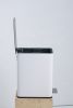 SSTC101-10L-W, Stainless Steel Kitchen Trash Can, 10L, White