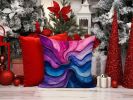Bisexual Pride Throw Pillow Machine Washable, Indoor Outdoor Decorative Pillow for Couch, Bed or Patio, 18Hx18W