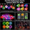 78 PCS Halloween Party Favors for Kids