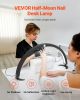 Nail Desk Light 40 W Half Moon Desk Lamp with Phone Holder Adjustable Brightness