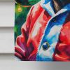 Gorilla Christmas House Flag Large Porch Sleeve Pole Decorative Outside Yard Banner Artwork Wall Hanging, Polyester, House Size, Multicolor