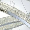 Crystal Elegance Chandelier Integrated LED, Dimmable, 3 Ovals