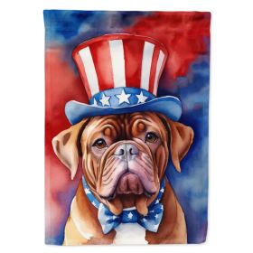 Dogue de Bordeaux Patriotic American Garden Flag Mailbox Flag Decorative Yard Flag Banner Outside Patio Artwork Yard Flower Beds, Garden Size, Multico