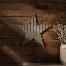 Star Shape Handcrafted Wooden Wall