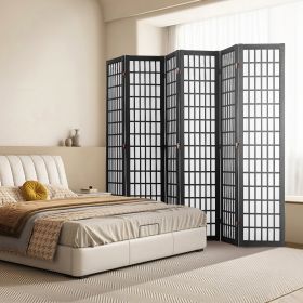 Room Divider, 6 Panel Japanese Room Divider, Folding Privacy Screen Indoor, Portable Partition Dividers And Decoration Screens, For Room Separation, H