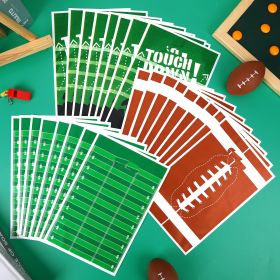 80 Pcs Football Party Bags Plastic Goodie Bags Snacks Favors Rugby Sports Theme Treat Bags Gift Bags Decorations For Game Day Sports Events Birthday P