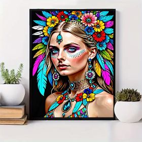 5DDIY Diamond Painting Set  Full Diamond Round Water Diamond Art (Option: Code26)