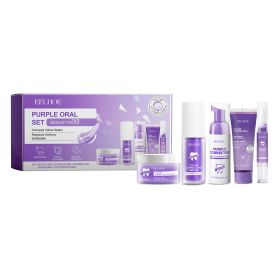 Eelhoe Purple Toned Teeth Set Clean Teeth Breath Care Mouth Clean Mouth Care (Option: 3PCS)