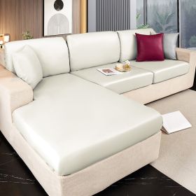 Waterproof technology fabric sofa cover, all inclusive, universal cushion, all season universal seat cushion, leather sofa cover, wholesale of hats (Color: Keyue Beige, size: S+)