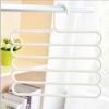5 Layer Hanger Plastic Multipurpose Kitchen Towels Hanger, Space Saver Cabinet Hanger Multiple Clothe Hanger Tie Shawls Cabinet Organizer