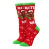 Woman Christmas Socks Funny Xmas Santa Claus Tree Snowflake Elk Snow Cotton Tube Crew Happy Sock Men New Year Funny Sokken