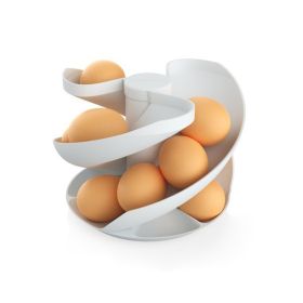 Refrigerator Egg Dispenser Rolling Eggs Holder Container (type: Style B, Color: As pic show)