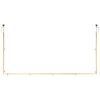 Over The Table Rod Stand with Clamps, 13"-42" Tall & 28"-98" Length Adjustable, Metal Table Arch Stand