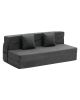 Folding Sofa Bed, 3-in-1 Foldable Couch Bed with 2 Pillows and Washable Cover, 25D High Density Memory Foam Convertible Sleeper Chair Bed