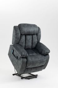 Recliners Lift Chair Relax Sofa Chair Livingroom Furniture Living Room Power Electric Reclining for Elderly (Color: as Pic)