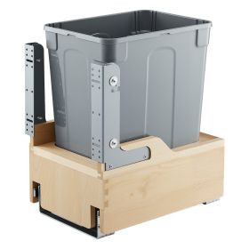 35QT Pullout Waste Container Under Cabinet Kitchen Bin Trash Can Soft Close (Trash Can Capacity: 35 Qt)