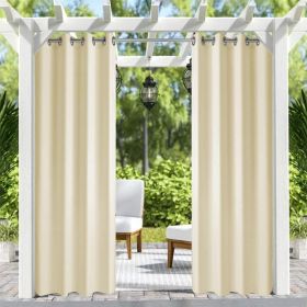 grommets Window Curtain Panel (size: 50x120inch)