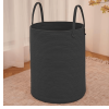 Large Woven Laundry Basket Hamper,60L Cotton Rope Storage Bin for Blankets,Toys and Clothes,Decorative Tall Nursery Hamper for Living Room