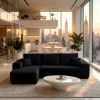 104.3''Cloud Sectional Couch with L-Shaped Chaise,Modern Modular Sofa with Deep Seat, with side pockets ,Upholstered Couches for Living Room Bedroom