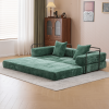 Floor Couch,Compression Sofa,Convertible Floor Sofa Bed-with Pillow Back Support Armrest,Comfy Futon Couch Lounge Sleeper Bed,Corduroy Fabric