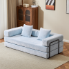 Floor Couch,Compression Sofa,Convertible Floor Sofa Bed-with Pillow Back Support Armrest,Comfy Futon Couch Lounge Sleeper Bed,Corduroy Fabric