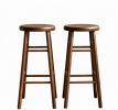 Set of 2 29" Swivel Bar Stools with Footrests And Crossbars  for Kitchen Island Or Breakfast Bar