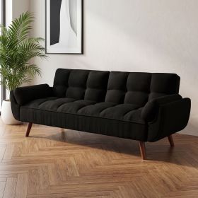 75" Flared Arm Convertible Sleeper Sofa (Title: Default Title)