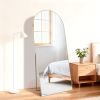 65"x24" Floor Mirror with Aluminum Alloy Frame  Full Length Mirror with Stand Body Wall-Mounted Mirrors For Bedroom Bathroom