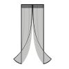 Magnetic Screen Door with Heavy Duty Magnets and Diamond Mesh Curtain