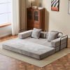 Floor Couch,Compression Sofa,Convertible Floor Sofa Bed-with Pillow Back Support Armrest,Comfy Futon Couch Lounge Sleeper Bed,Corduroy Fabric