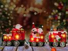 Christmas Gnome Decorations Centerpieces for Tables - Lighted Gnome Christmas Decorations Indoor Snowman Tabletop Decor