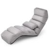 Folding Lazy Sofa Couch with Pillow
