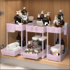 3 Pack Under Sink Organizers, 2-Tier Multi-Use Kitchen and Bathroom Organizers and Storage with Sliding Drawers, Bathroom Cabinet Organizer
