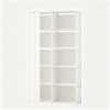 10-Cube Storage Closet Organizer with Curtain, DIY Modular Clothes Wardrobe Cabinet