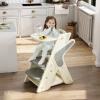 Multi functional Growing Up Dining chair,A high chair suitable for eating and feeding,Adjustable Height Toddler Tower