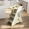 Multi functional Growing Up Dining chair,A high chair suitable for eating and feeding,Adjustable Height Toddler Tower