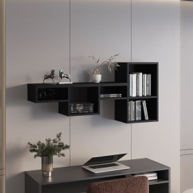 Norman Shelf, 7 Shelves (Color: Black)