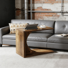 C-Shaped End Table, Sofa Side Table Couch Table