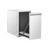 Outdoor Kitchen Drawer Combo,BBQ Triple Drawer & Trash Drawer Combo Stainless Steel for BBQ Island,Grilling Station