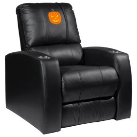 Relax Home Theater Recliner with Haunting Jack Logo (Material: Commercial Grade Synthetic Leather)