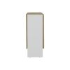 Folding Dining Table Evart, Living Room, White / Macadamia
