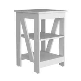Side Table Rossville, Living Room, White (Color: as Pic)
