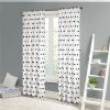 Pom Pom Emb hed Curtain Panel(Only 1 Pc Panel)