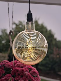 RetroEssenceÃ¢â€žÂ¢ Battery Operated LED Vintage Light | by Pacific Accents (Shape: Globe)