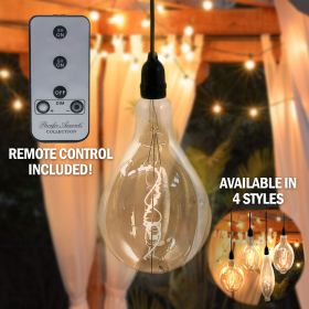 RetroEssenceÃ¢â€žÂ¢ Battery Operated LED Vintage Light | by Pacific Accents (Shape: Classic)