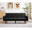PU Leather Sofa Furniture Adjustable backrest Easily Assembles Loveseat
