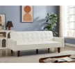 PU Leather Sofa Furniture Adjustable backrest Easily Assembles Loveseat
