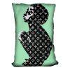 Banksy Louis Vuitton Kid Green Cushion