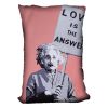 Banksy Love Is The Answer Red Cushion