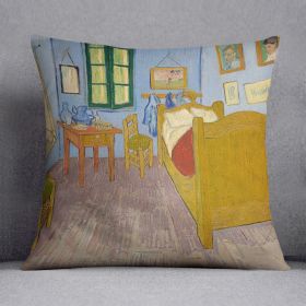 Vincents bedroom at Arles Cushion (Insert: With Insert, size: 20" X 20")